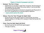 Chapter 4 Prenatal Development and Birth