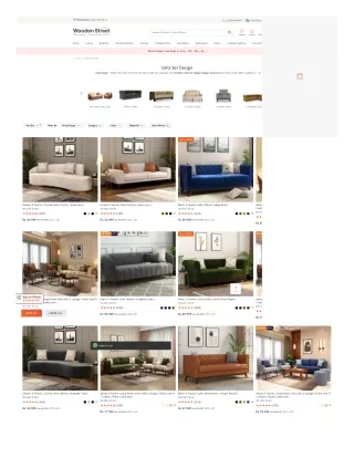 Infinite Comfort, Infinite Style: Sofa Set Designs at 55% Off!