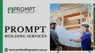 Registered Builder in Perth - Prompt Building Services