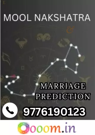 Marriage Prediction _ Moola Nakshatra Marriage Solution free