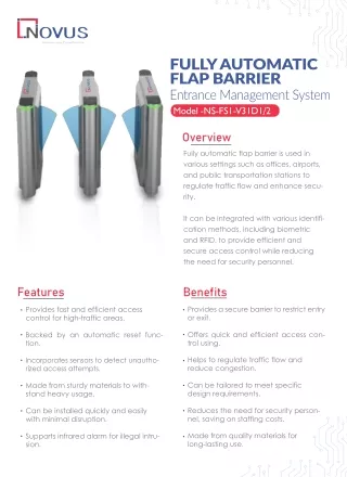 The design and operation of flap barrier system