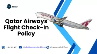 Qatar Airways Flight Check-In Policy