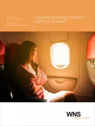 Airline Revenue Management| Digital Transformation & Analytics | WNS TRAVOGUE