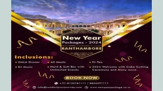 New Year Party Packages in Ranthambore | New Year Packages in Ranthambore