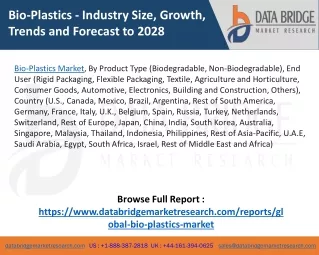 Bio-Plastics Market
