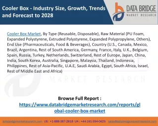 Cooler Box Market