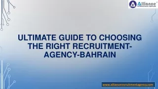 Ultimate Guide to Choosing the Right Recruitment-Agency-Bahrain