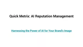 ai reputation management