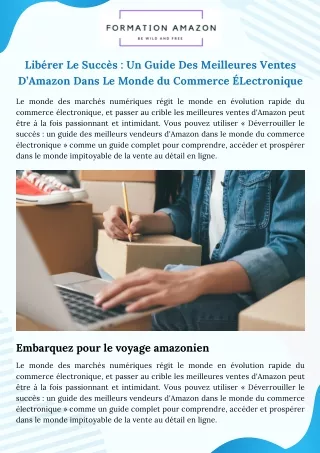 Libérer Le Succès  Un Guide Des Meilleures Ventes