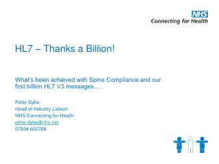 HL7 – Thanks a Billion!