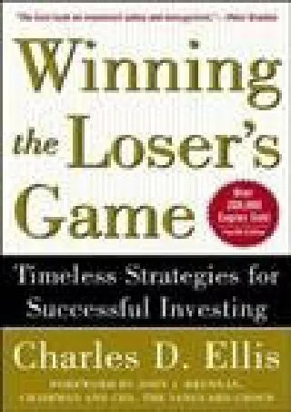 [❤READ⚡ ✔Download⭐]  Winning the Loser's Game: Timeless Strategies for Successfu