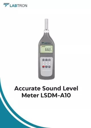 Accurate Sound Level Meter