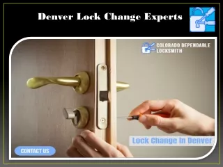 Denver Lock Change Experts