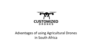 Advantages of using Agricultural Drones in South Africa