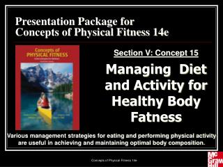 Presentation Package for Concepts of Physical Fitness 14e