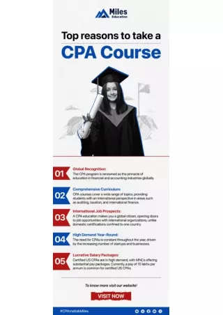 Top Reasons to Take a CPA Course