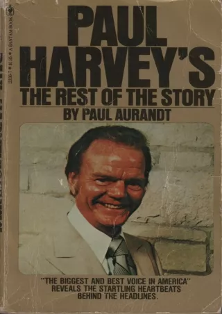 get [PDF] Download Paul Harvey's The Rest of the Story