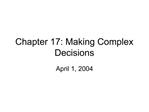 Chapter 17: Making Complex Decisions