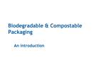 Biodegradable Compostable Packaging