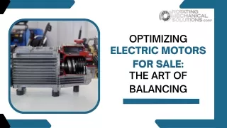 electric motor sales