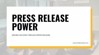 publish press release online