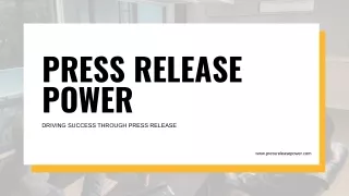 publish press release online