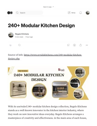 240  Modular Kitchen Design