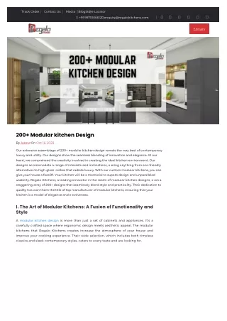 200  Modular kitchen Design