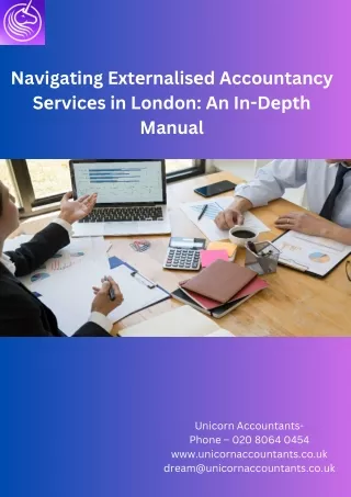 Navigating Extеrnalisеd Accountancy Sеrvicеs in London: An In-Dеpth Manual