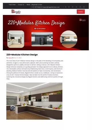 220 Modular Kitchen Design