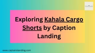 Kahala Cargo Shorts