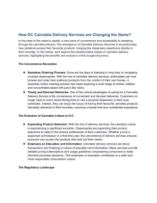 How DC Cannabis Delivery Services are Changing the Game_ (Off-Page Blog-2)