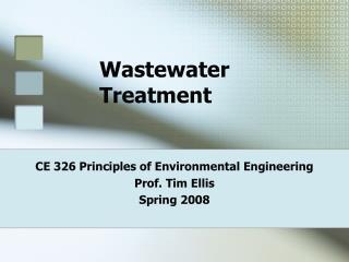 Wastewater Treatment