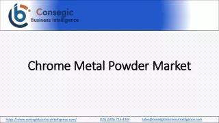 Chrome Metal Powder Market Research Report Challenges, Properties, Growth Survey