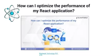How can I optimize the performance of my React application_