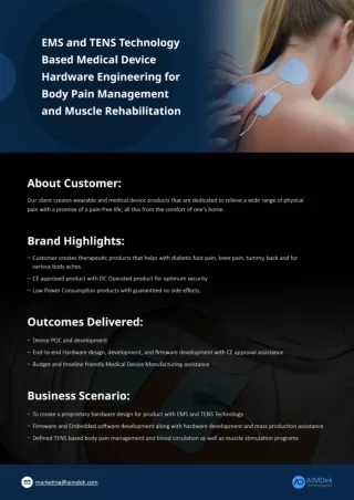 Hardware-Engineering-CE-Approved-TENS-Pain-Management-Device