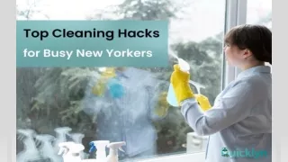 Top Cleaning Hacks for Busy New Yorkers