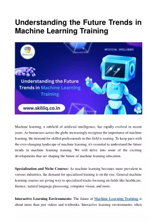 Machine Learning Certification Course | SkillIQ