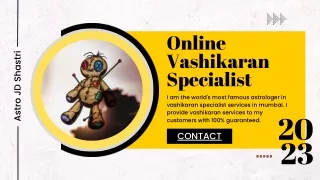 Online Vashikaran Specialist Astro JD Shastri