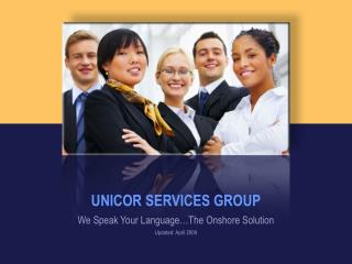 UNICOR SERVICES GROUP