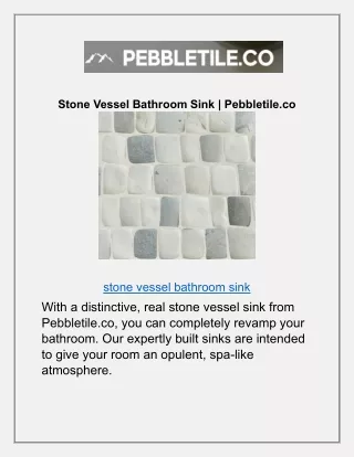 Buy Tiles For Bathroom | Pebbletile.co