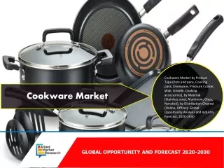 Cookware Market Size, Share 2020 to 2030