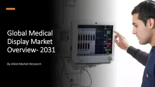 Medical Display Market Size, Share, Growth, Trends, Forecast 2023-2032