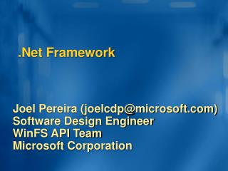 .Net Framework