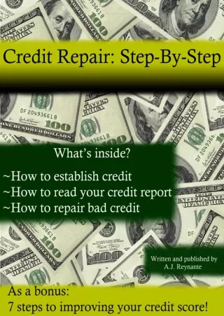 PDF/✔Read❤  Credit Repair: Step-By-Step