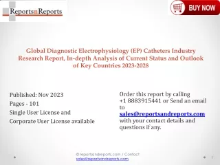 Diagnostic Electrophysiology (EP) Catheters Industry Demand 2023