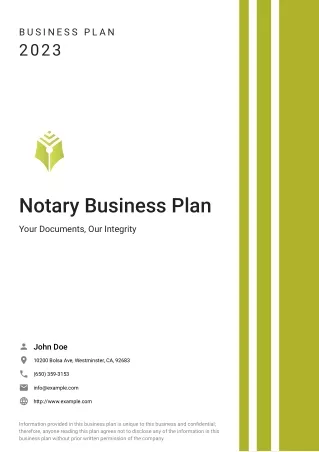 notary business plan