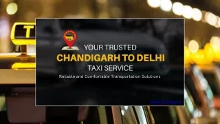 "On-Time Every Time: H & B Cab's Punctual Chandigarh to Delhi Rides"