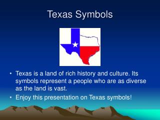 Texas Symbols