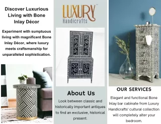 Discover Luxurious Living with Bone Inlay Décor